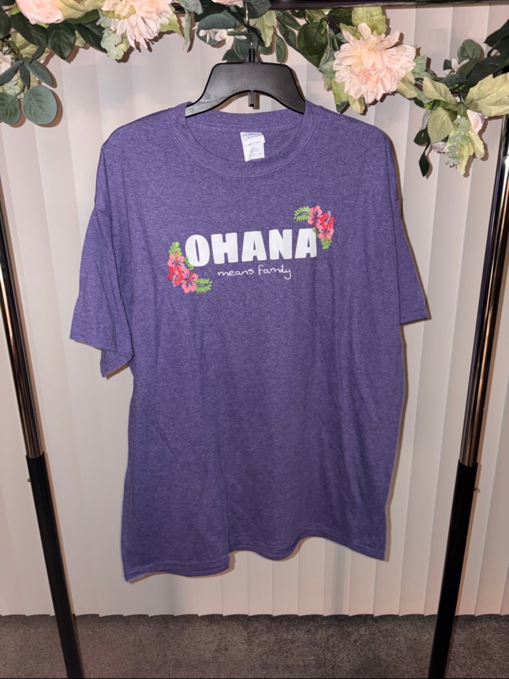 Ohana Graphic Tee - Purple